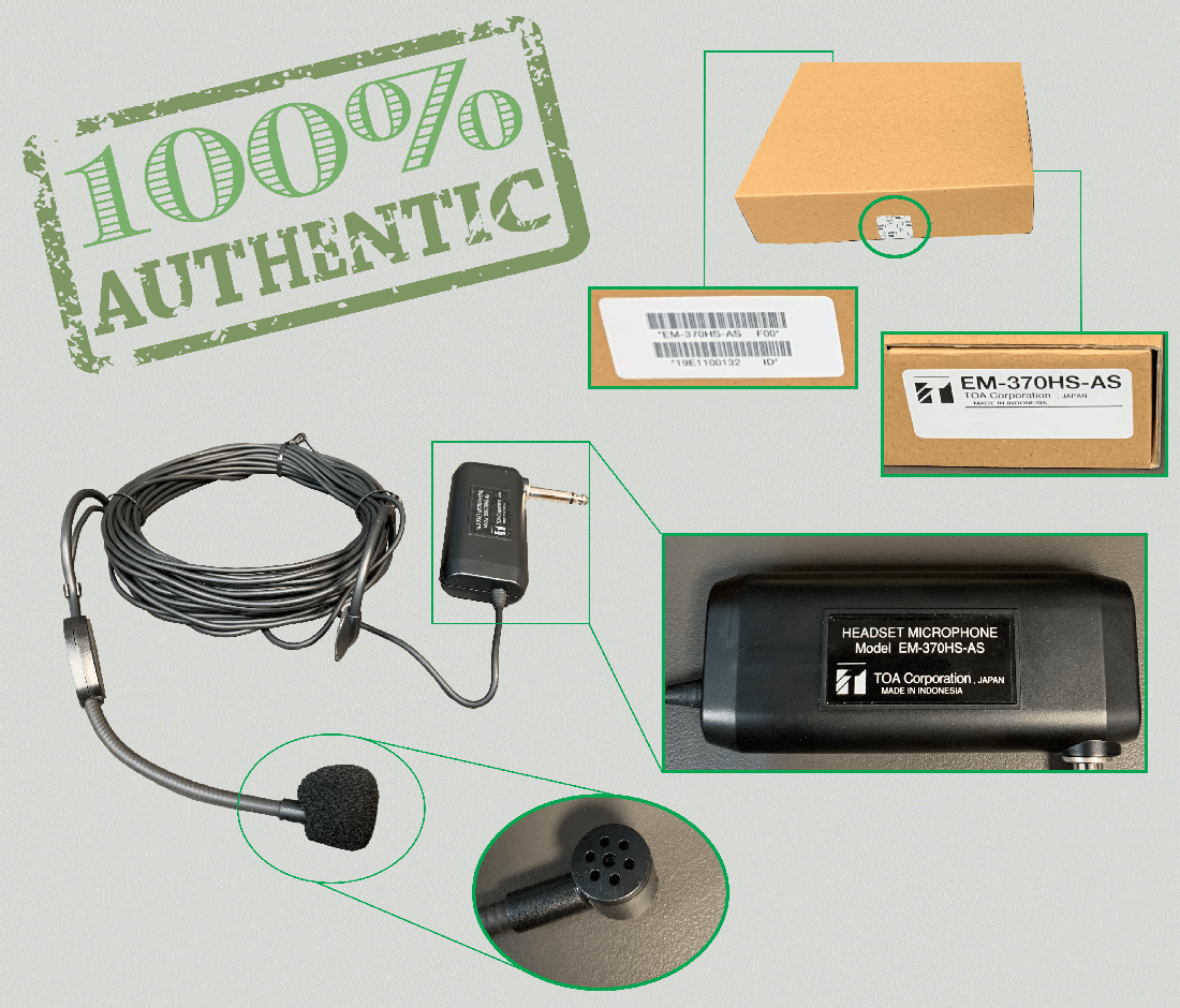 TOA Electronics M Sdn Bhd Identifying A Fake Product TOA Electronics M Sdn Bhd Identifying A Fake Product