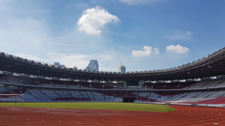 Newly refurbished Indonesia, Gelora Bung Karno (GBK) Stadium installed with TOA sound systems